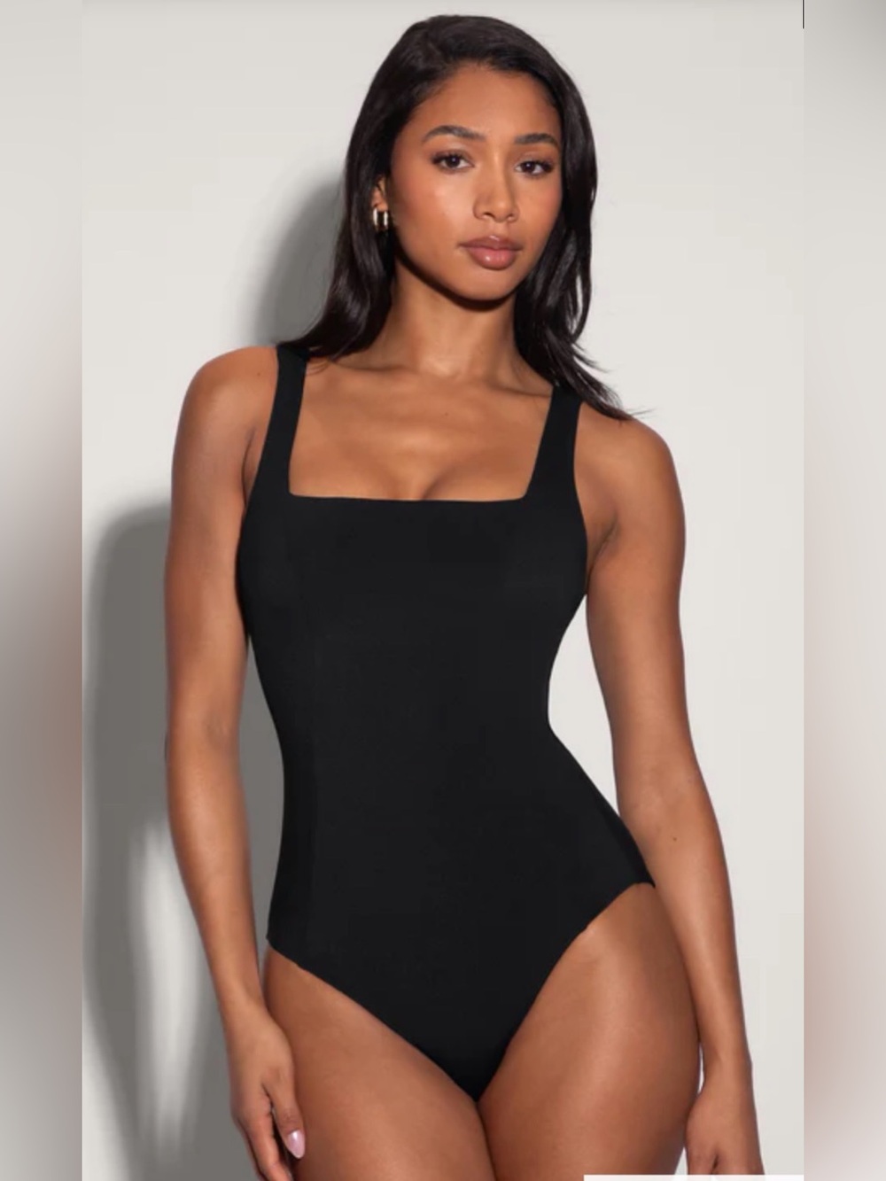 ✨ TA3 Swim Squarey Sculpting One-Piece Swimsuit - Black / Medium / Short ✨